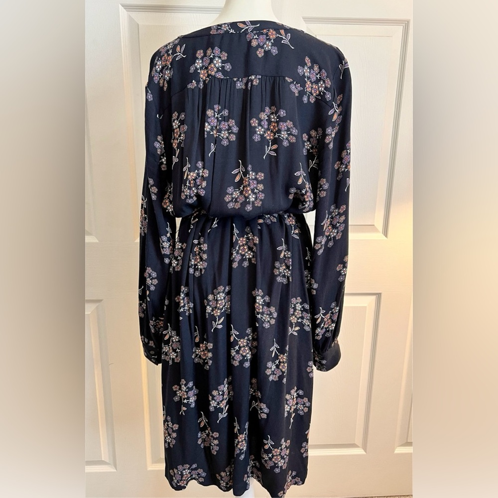 Shirt Dress Navy Blue Large Tall - Picture 2 of 3